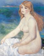 La baigneuse blonde Pierre-Auguste Renoir